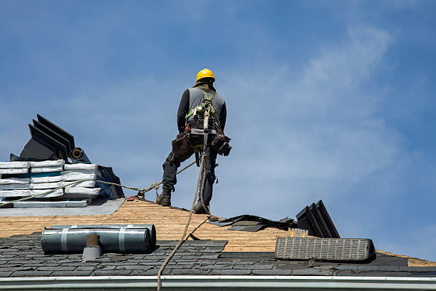 Professional Roofing technician working in Manley, NE